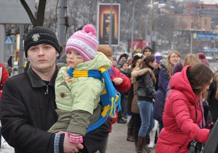 Як 22 січня склеювали Україну (фоторепортаж)